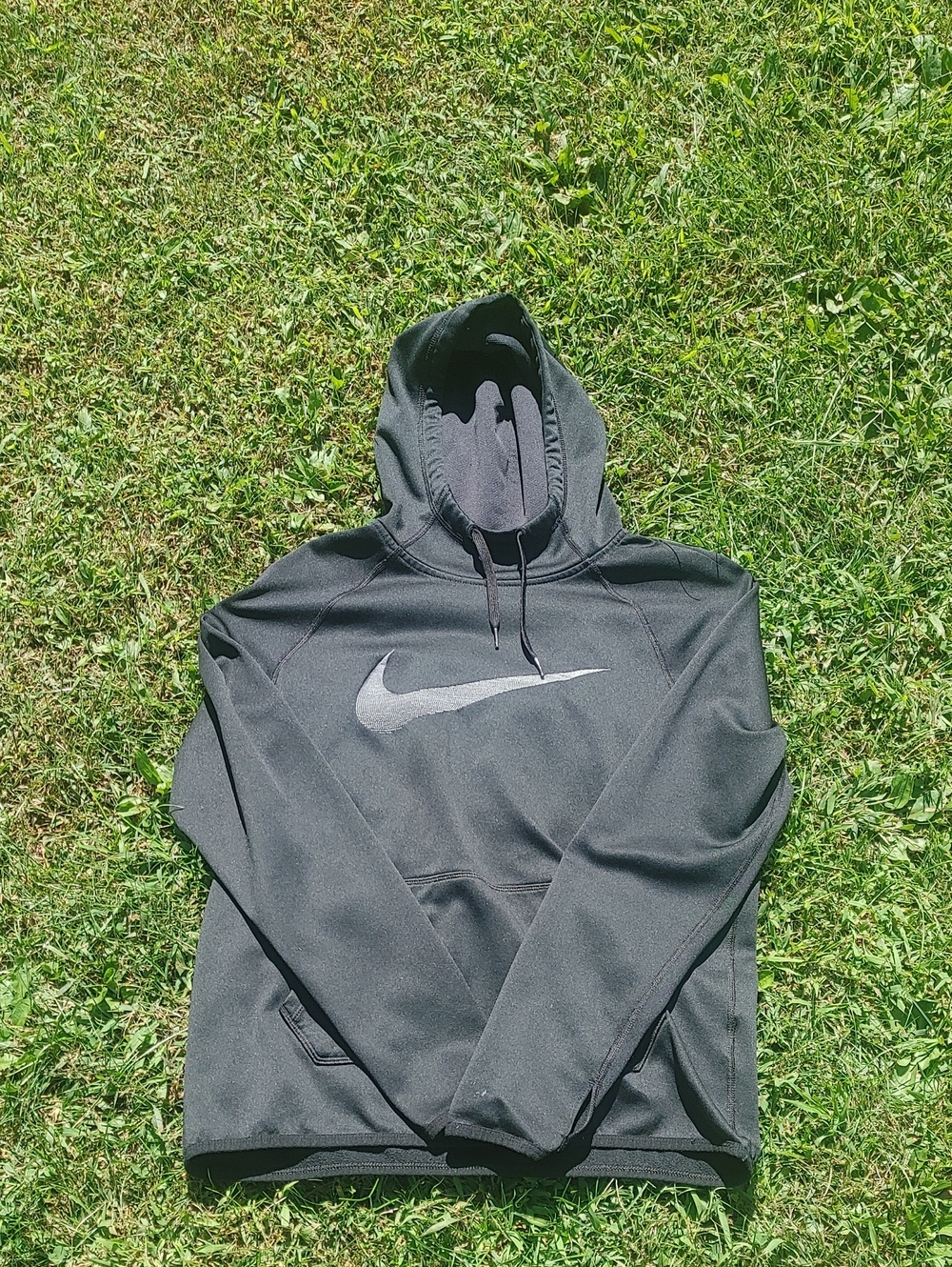 Nike Black Performance Pullover Hoodie with Swoosh